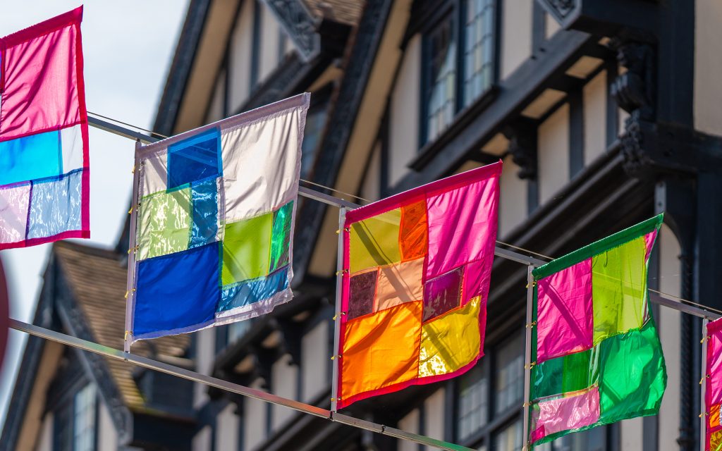 Shrewsbury town centre's annual high street installation