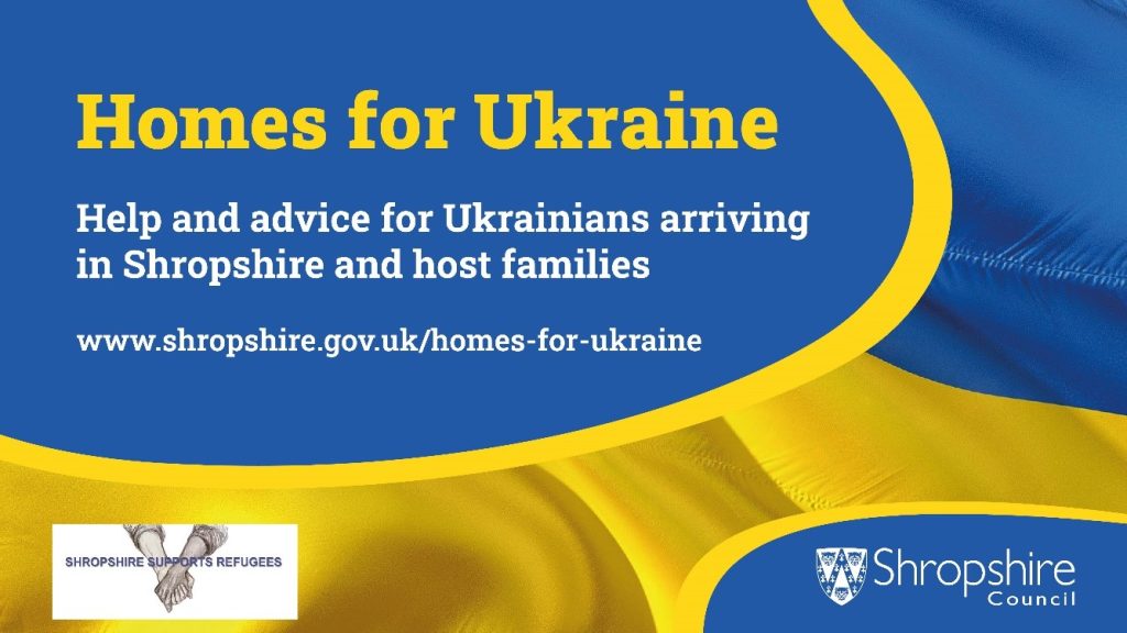 Homes for Ukraine graphic