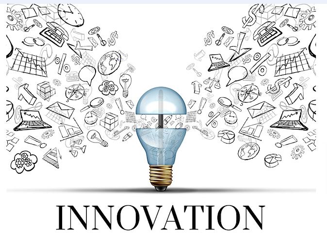 Light bulb graphic showing innovation