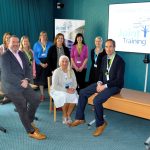 Members of the Joint Training Team with Andy Begley, Chief Executive; Tanya Miles, Executive Director adult social care, housing and public health; and Michelle Davies, Service Manager Commissioning and Governance. (COVID-19-compliant venue and practices in place)