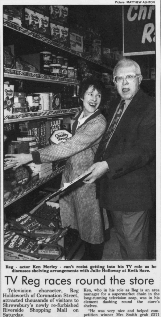 The cutting attached is used with the kind permission of the Shropshire Star and was found by volunteers researching through Shropshire Archives