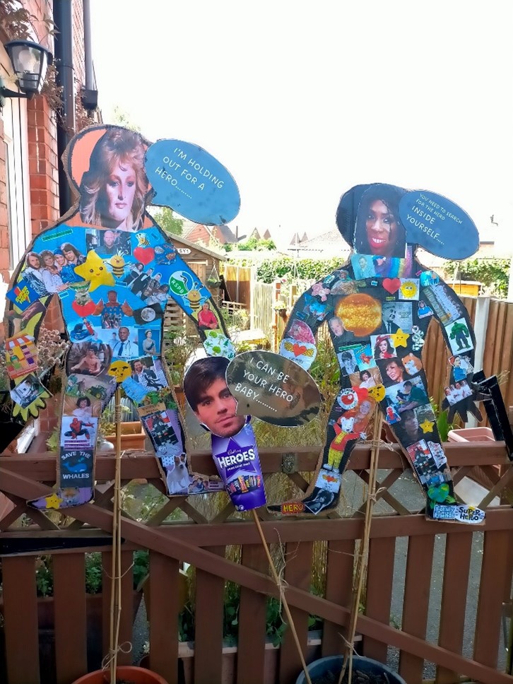 Aquamira’s entry for the Belle Vue Arts Festival: Arts and Scarecrow Trail. This year's theme was ‘Heroes’.