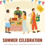 Market Drayton Indoor Market's Summer Celebration poster