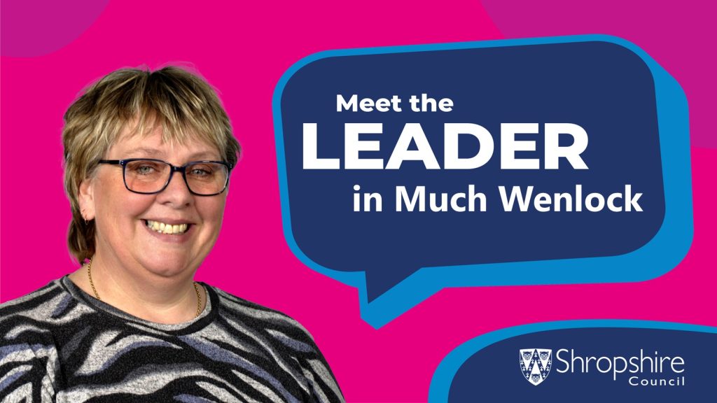 Meet The Leader in Much Wenlock on Thursday 13 July 2023 graphic