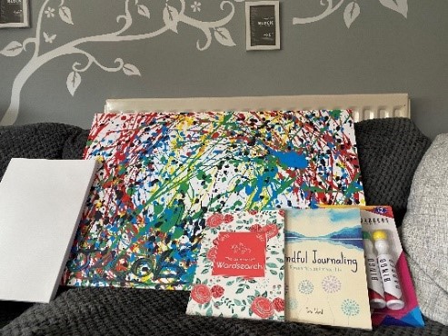 Ash’s creative package for his nephew who is currently in hospital.