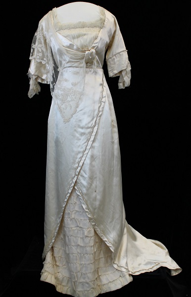 Mrs Rocke’s wedding dress from 1912