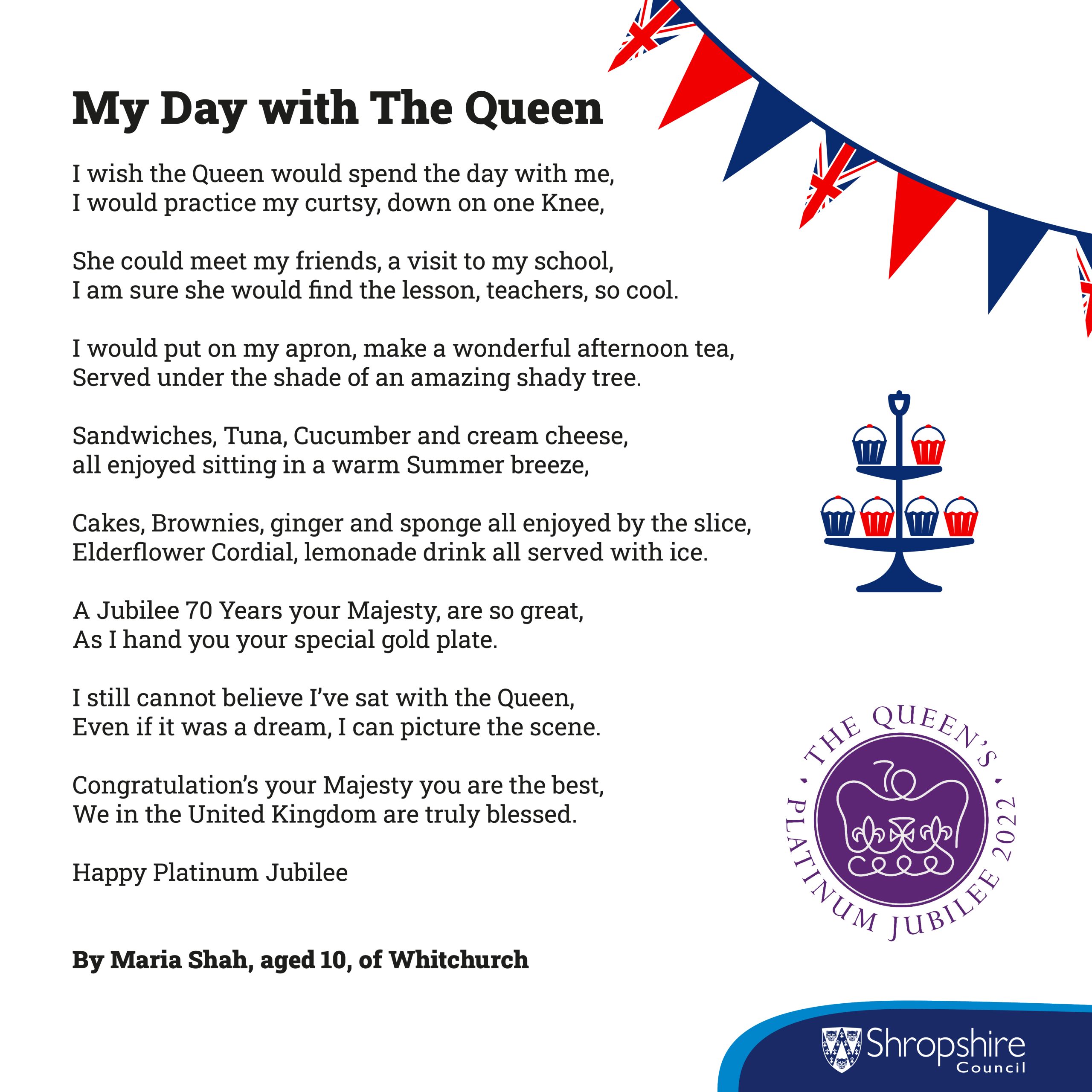 "My Day with The Queen" by Maria Shah poem
