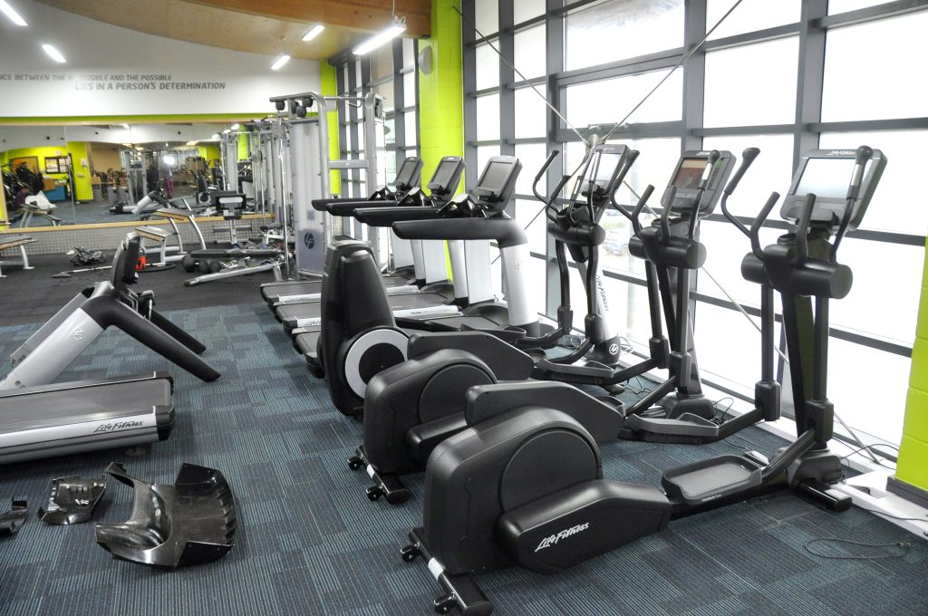 Oswestry Leisure Centre's upgraded gym