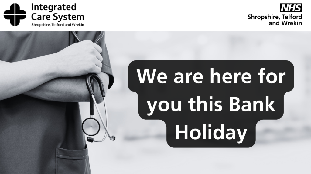 Health services help this Bank Holiday graphic