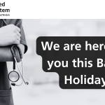 Health services help this Bank Holiday graphic
