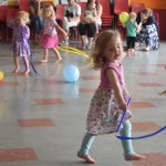 Children take part in a workshop delivered by ReachOut Arts