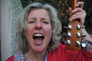 An image of storyteller Sally Tonge who will be hosting Bear, Sing and Shine over the Easter school holidays at Shrewsbury Museum and Art Gallery.