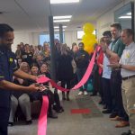Ribbon cutting at the opening of SERII