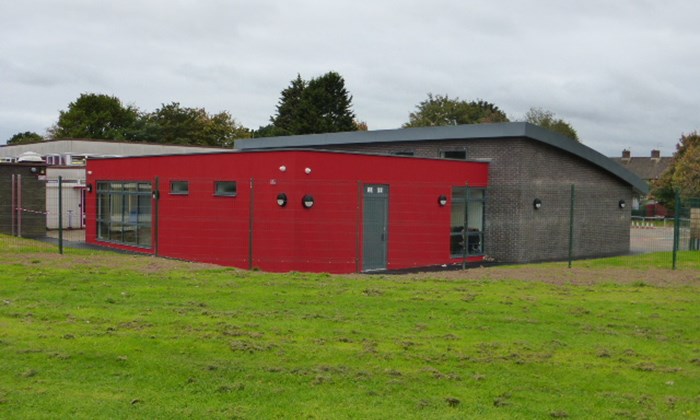 The new classrooms at Shifnal Primary School
