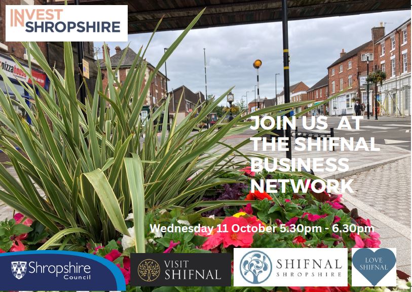 Shifnal business event next week - postcard