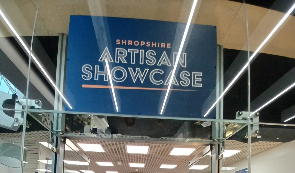 Shropshire Artisan Showcase sign