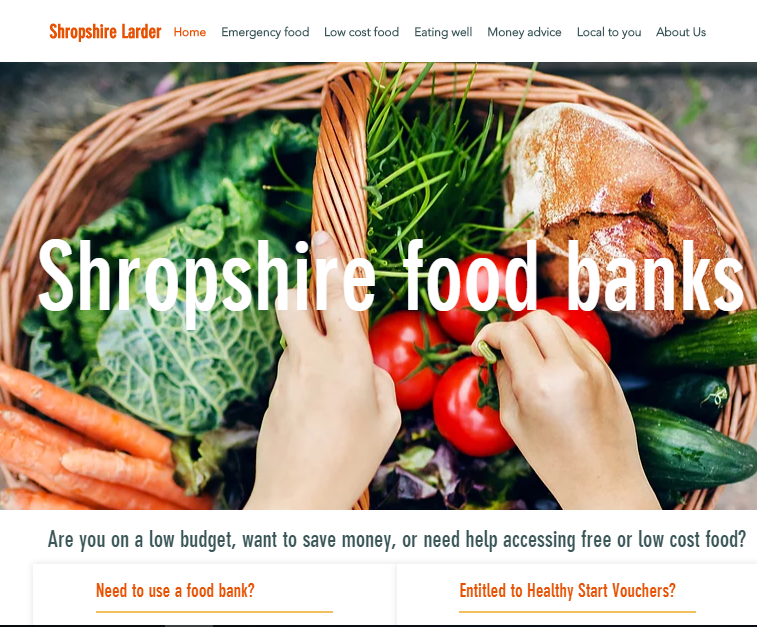 Shropshire food banks