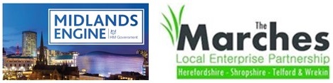 midlands engine and marches lep logos