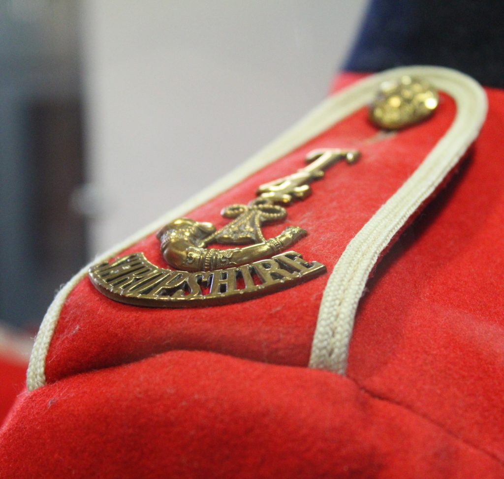 A uniform at Soldiers of Shropshire Museum