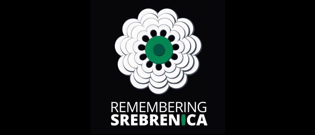 Remembering Srebrenica flower