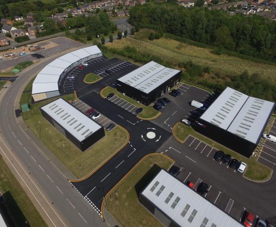 Tern Valley Business Park - aerial image