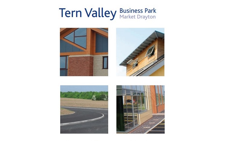 The front cover of a Tern Valley Business Park promotional brochure