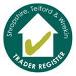 Trader register logo