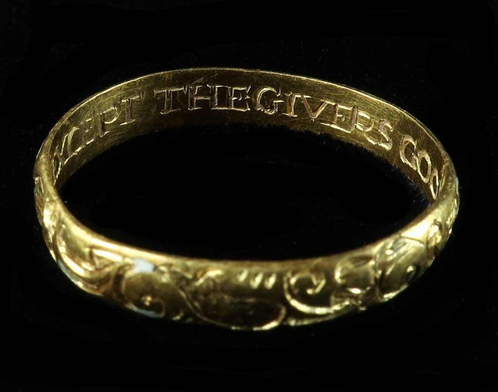 Post-Medieval gold finger-ring. Credit: Birmingham Museums Trust