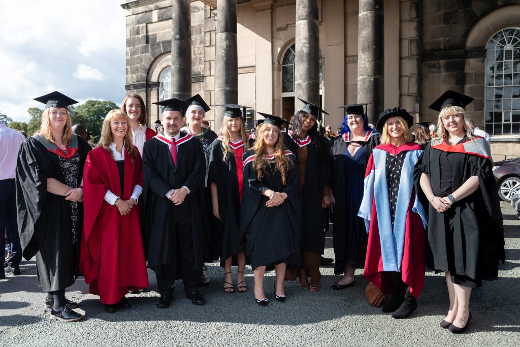 Graduates from the University Centre Shrewsbury nursing cohort.