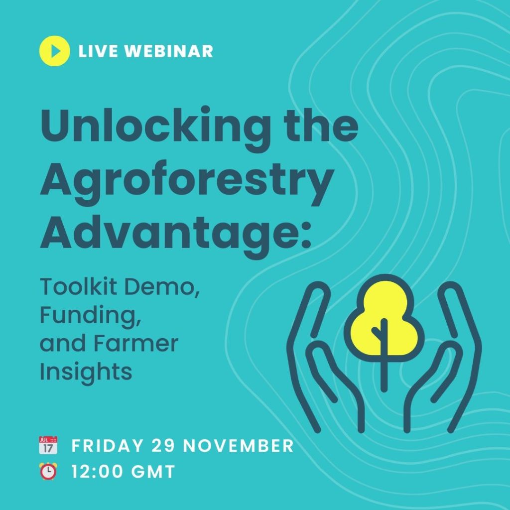 unlocking the agroforestry advantage webinar